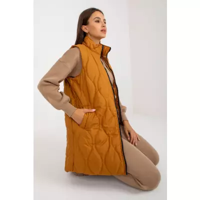 Kamizelka Model AP-KZ-RP01.00P Light Brown - Rue Paris