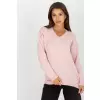 Sweter Damski Model LC-SW-0332.17 Light Pink - Rue Paris