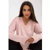 Sweter Damski Model LC-SW-0332.17 Light Pink - Rue Paris