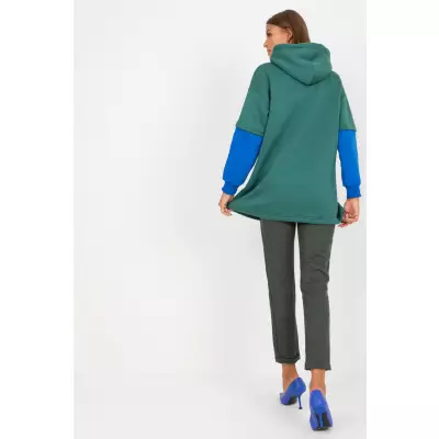 Bluza Damska Model RV-BL-8232.27X Dark Green - Rue Paris