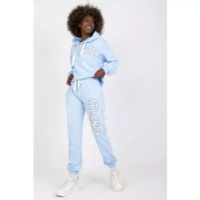 Spodnie Komplet-EM-KMPL-734.35P Light Blue - Ex Moda