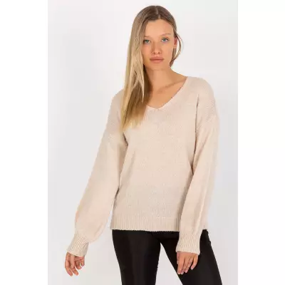 Sweter Damski Model TW-SW-BI-3017.54 Beige - Och Bella