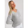 Sweter Damski Model TW-SW-BI-3002.98 Grey - Och Bella