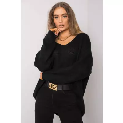 Sweter Damski Model TW-SW-BI-3002.98 Black - Och Bella