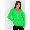 Sweter Kardigan Model LC-SW-8035.06X Fluo Green - Rue Paris