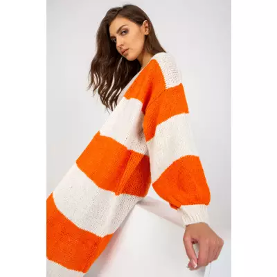 Sweter Kardigan Model TW-SW-BI-M3022.29X Orange - Och Bella