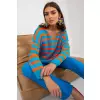 Sweter Damski Model TW-SW-BI-M59.25 Blue - Och Bella