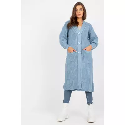 Sweter Kardigan Model TW-SW-BL-0100.38X Light Blue - Och Bella