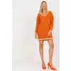 Sukienka Model LC-SW-8023.55P Orange - Rue Paris