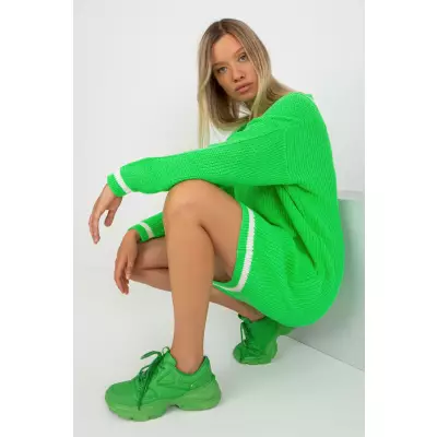 Sukienka Model LC-SW-8023.55P Fluo Green - Rue Paris