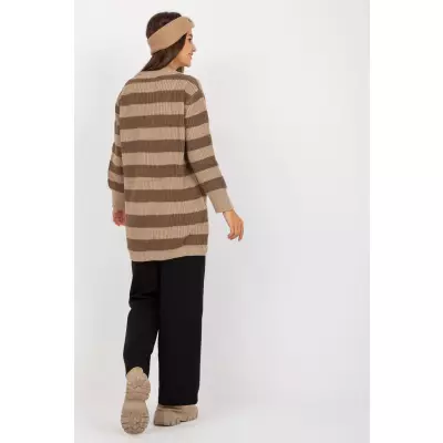 Sweter Damski Model LC-SW-8030.29P Dark Beige - Rue Paris