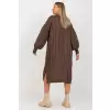 Sweter Kardigan Model LC-SW-8032.34P Brown - Rue Paris