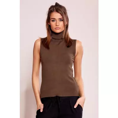 Sweter Damski Model AT-SW-6221.47P Khaki - AT