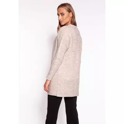 Sweter Kardigan Model SWE278 Beige - MKM