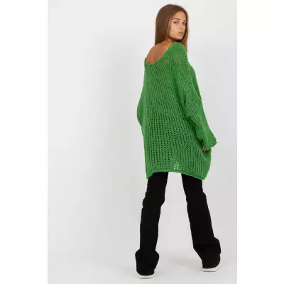 Sweter Damski Model TW-SW-BI-M2200.27 Green - Och Bella