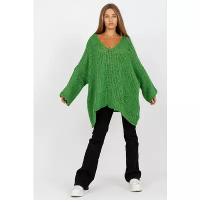 Sweter Damski Model TW-SW-BI-M2200.27 Green - Och Bella