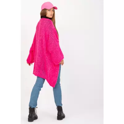 Sweter Kardigan Model TW-SW-BI-M2202.29X Fluo Pink - Och Bella