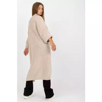 Sweter Kardigan Model TW-SW-BL-2689.92P Beige - Och Bella