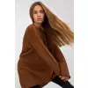 Sweter Damski Model TW-SW-BI-1222.13X Brown - Och Bella