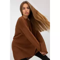 Sweter Damski Model TW-SW-BI-1222.13X Brown - Och Bella