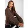 Sweter Damski Model LC-SW-8044.06X Brown - Rue Paris