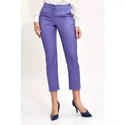 Spodnie Fioletowe spodnie chino SD70 Violet - Nife