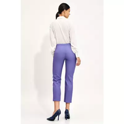 Spodnie Fioletowe spodnie chino SD70 Violet - Nife