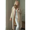 Sweter Kardigan Model 30085 Cream - PeeKaBoo