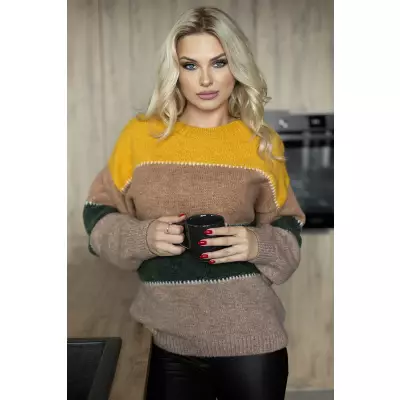 Sweter Damski Model 30084 Honey - PeeKaBoo