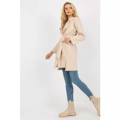 Płaszcz Damski Model TW-PL-BE-M125.21 Light Beige - Och Bella