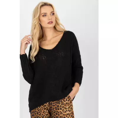 Sweter Damski Model TW-SW-BI-M903.33X Black - Och Bella