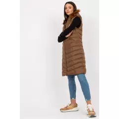 Kamizelka Model RV-KZ-008.00P Brown - Rue Paris