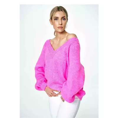 Sweter Damski Model M898 Pink - Figl