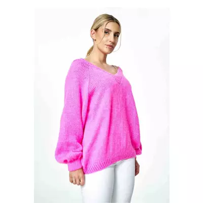 Sweter Damski Model M898 Pink - Figl