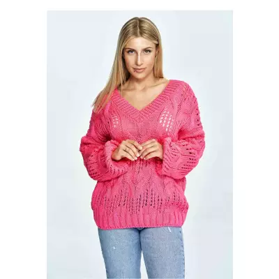 Sweter Damski Model M910 Pink - Figl