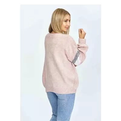 Sweter Damski Model M909 Light Pink - Figl