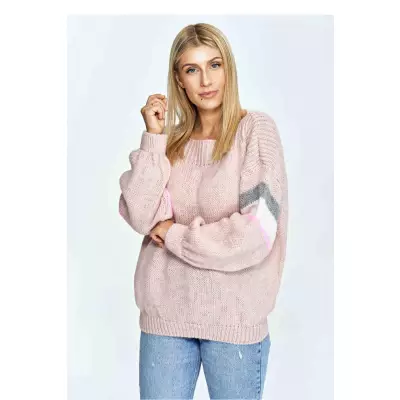 Sweter Damski Model M909 Light Pink - Figl