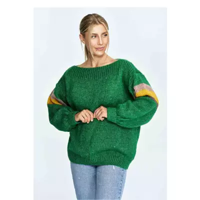 Sweter Damski Model M909 Green - Figl