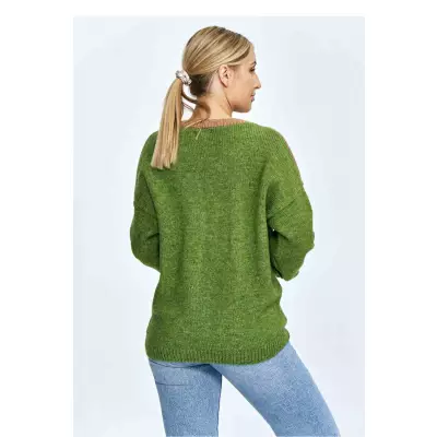 Sweter Damski Model M905 Green/Brown - Figl