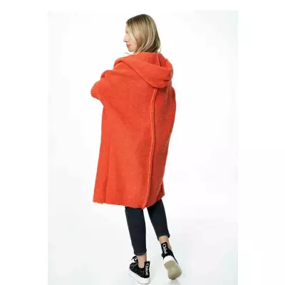 Sweter Kardigan Model M901 Orange - Figl