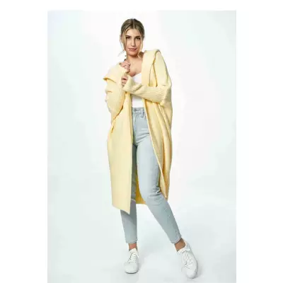 Sweter Kardigan Model M901 Yellow - Figl