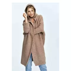 Sweter Kardigan Model M901 Brown - Figl