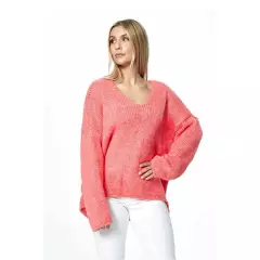 Sweter Damski Model M899 Coral - Figl