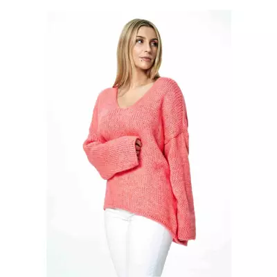 Sweter Damski Model M899 Coral - Figl