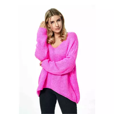 Sweter Damski Model M899 Pink - Figl