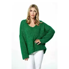 Sweter Damski Model M899 Green - Figl