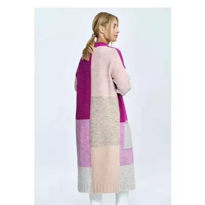 Sweter Kardigan Model M896 Fuksja/Pink - Figl