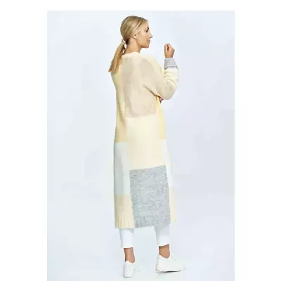 Sweter Kardigan Model M896 Yellow/Beige - Figl