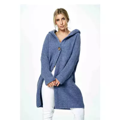 Sweter Kardigan Model M884 Blue - Figl