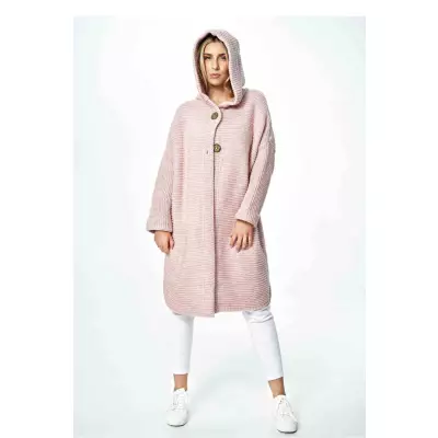 Sweter Kardigan Model M884 Light Pink - Figl